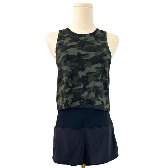 Intermix ALL ACCESS Dynamic Cropped Camouflage Tank Top, Size M, NWT - Picture 4 of 4